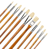 Fuumuui 11pcs Bristle  Brushes Set