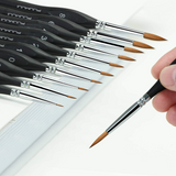 Fuumuui 10pcs kolinsky Sable Watercolor Brushes Set